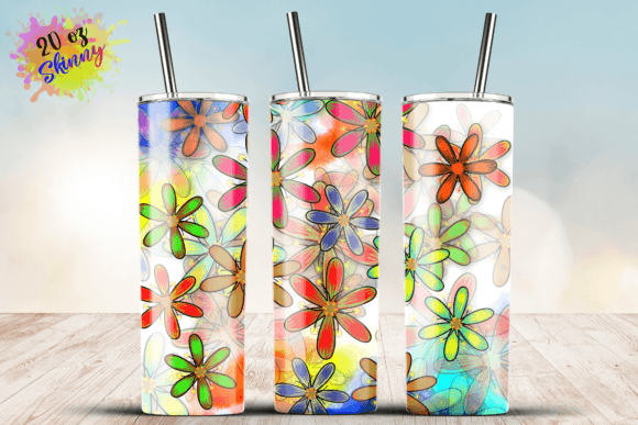 Colorful Daisies Graphics for Crafts & Content