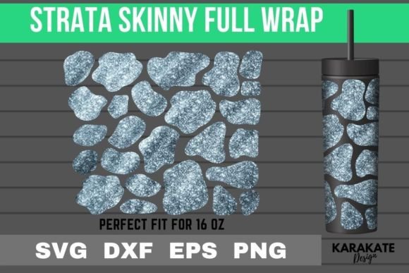 Cow Print Skinny Wrap SVG: Graphics for Crafts & Content