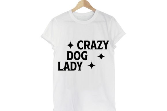 Funny Mom SVG Design: Crazy Dog Lady Graphics