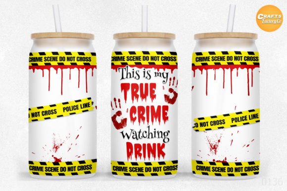 Halloween 16 Oz Libbey Glass Can Tumbler Graphics