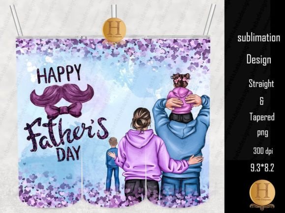 Happy Father’s Day Tumbler Graphics for Crafts