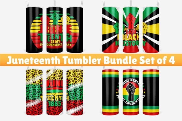 Juneteenth Tumbler Bundle Set of 4