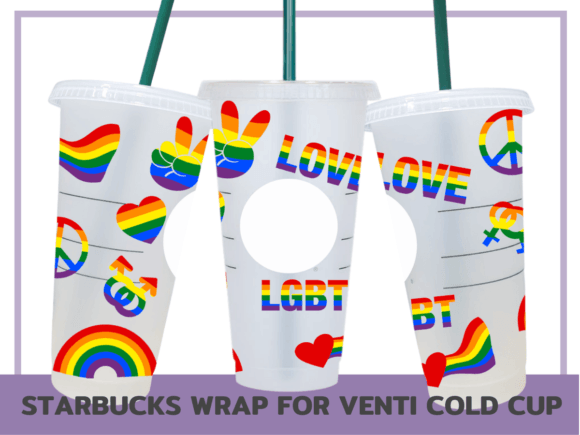 LGBT Cup Graphics for Crafts & Content Publishing