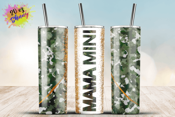 Mama and Mini 20oz Skinny Tumbler Graphics for Crafts